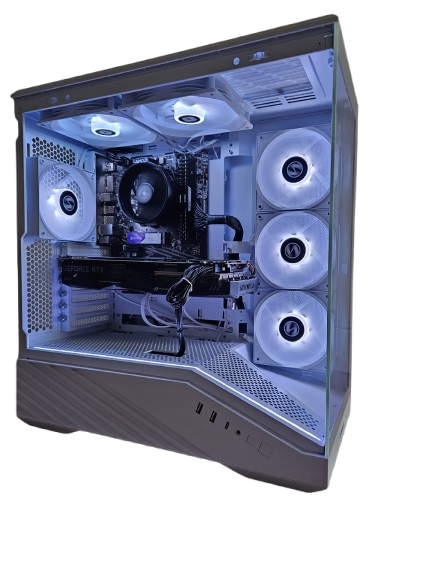 ApexRigWorks v2 — White Frost Edition (RTX 2060 Super / Ryzen 5)